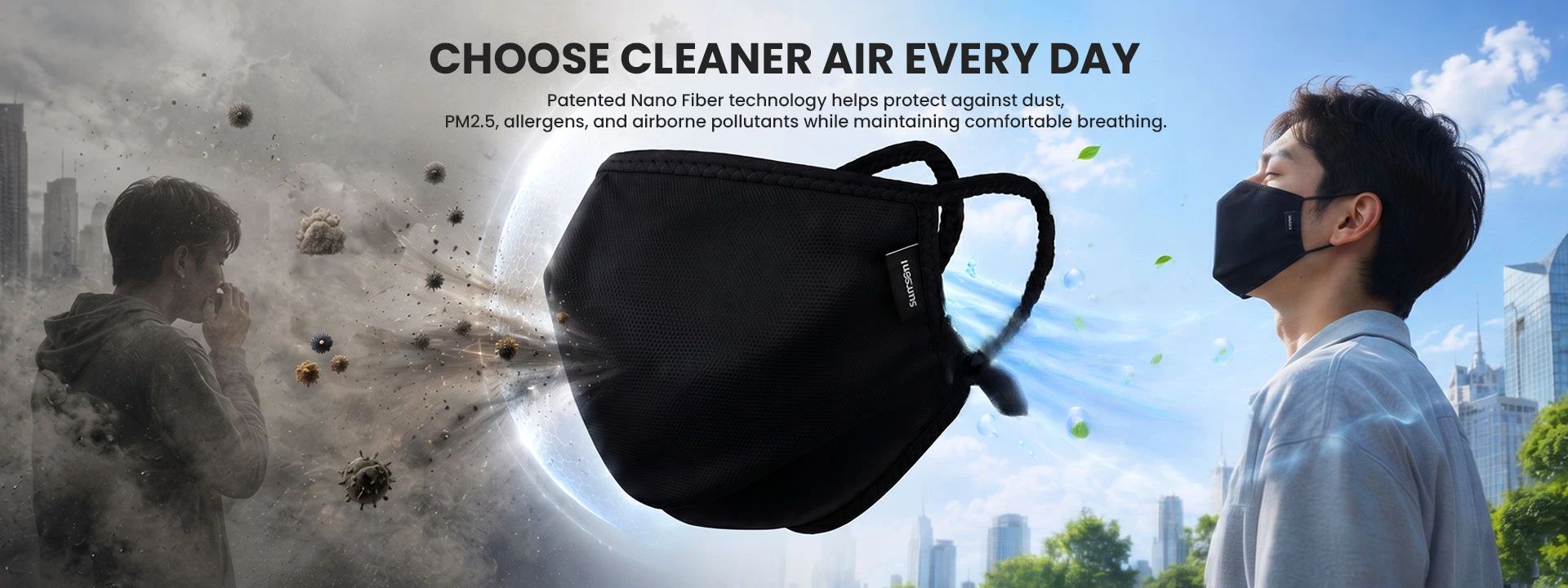 buy our air purifier mask